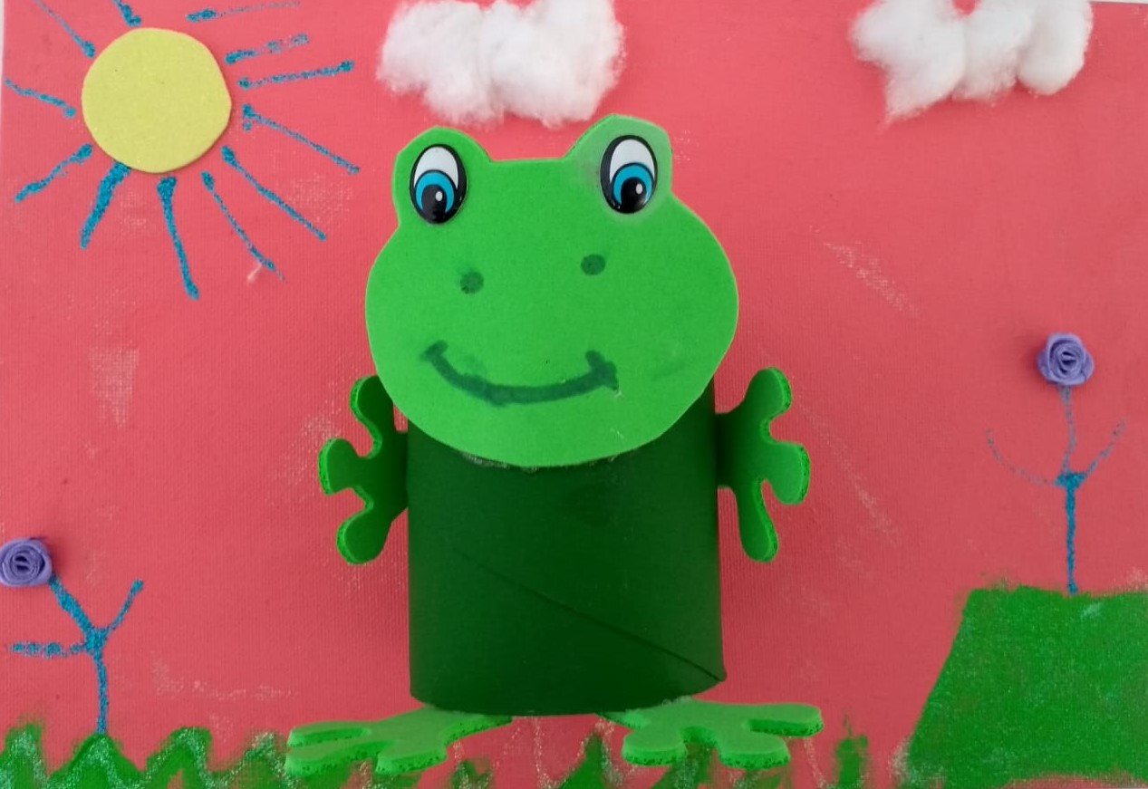 Letícia Ribeiro Martins - Amei colorir e enfeitar meu sapinho 